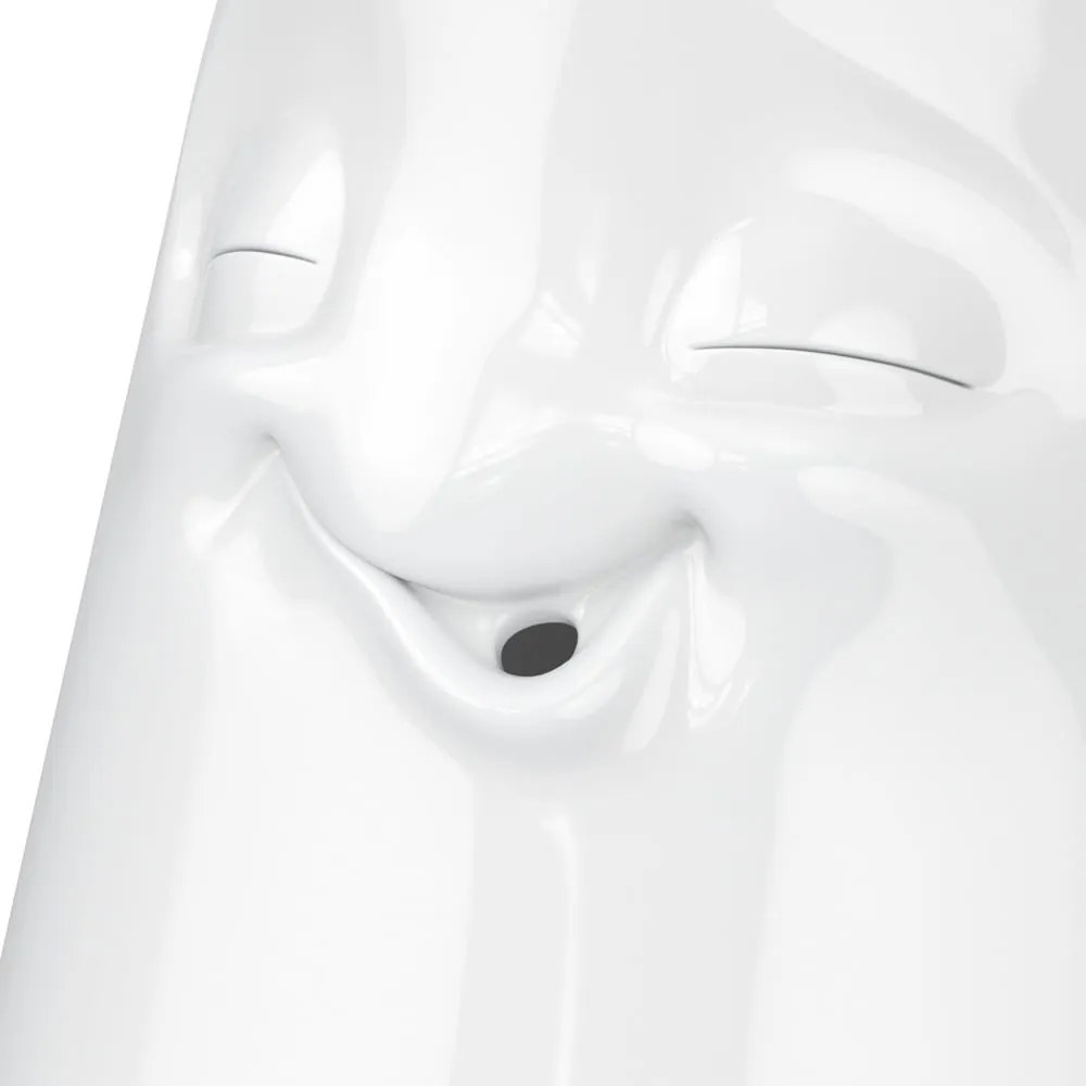 Fehér 'elégedett' porcelánváza - 58products