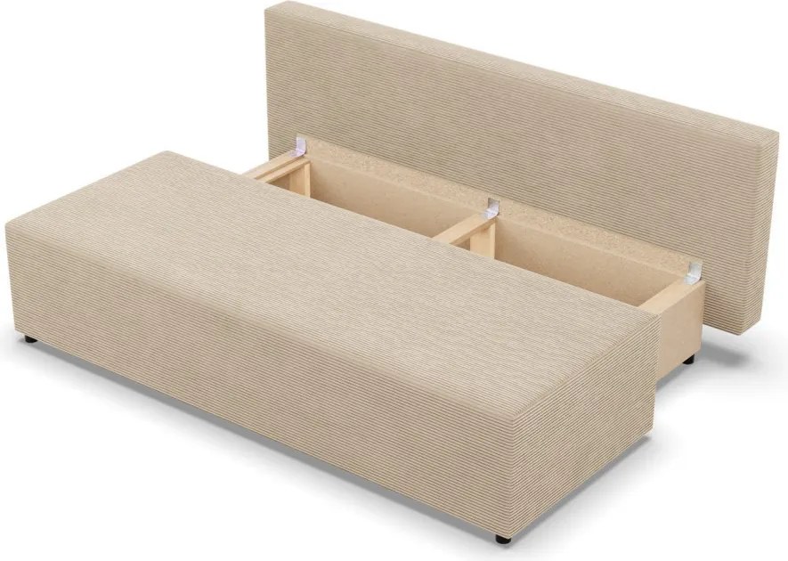 Nobu kanapé, kordbársony, bézs