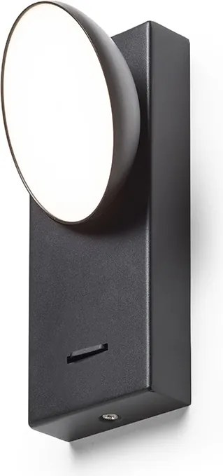 RENDL ELISEO fali lámpa fekete 230V LED 5W 3000K