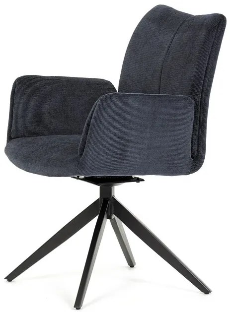 Étkezőszék kék szövetkárpittal. HC-993 BLUE2