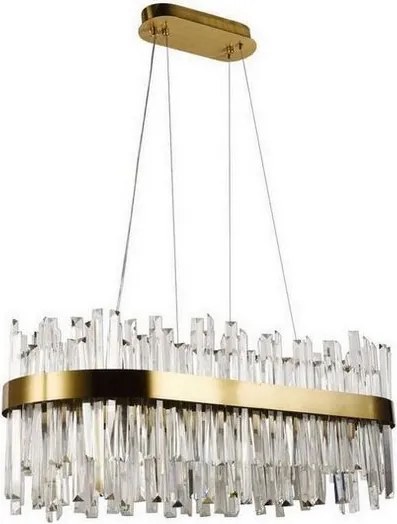 LED állítható fényerejű kristály csillár kábellel LED/90W/230V + DO