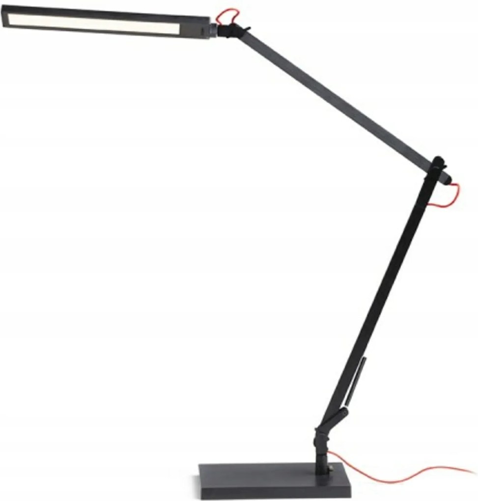 Led asztali lámpa Rendl Norma DIMM 10W fekete/piros, fényerőszabályozható, 3 Cct