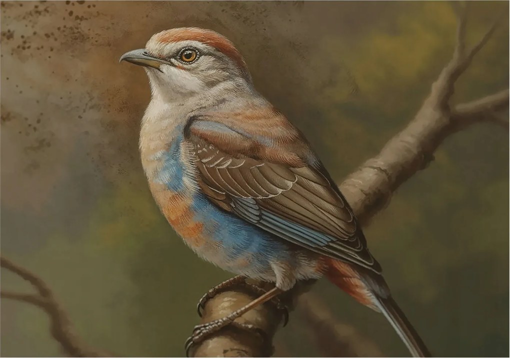 Dekoratív fotótapéta az irodába Madár portré 208x146 Ragasztó