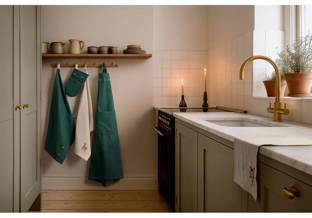 Kötény karácsonyi mintával Christmas Fable – JUNA