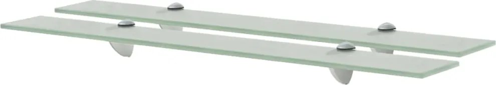 vidaXL 2 db lebegő üvegpolc 70 x 10 cm 8 mm