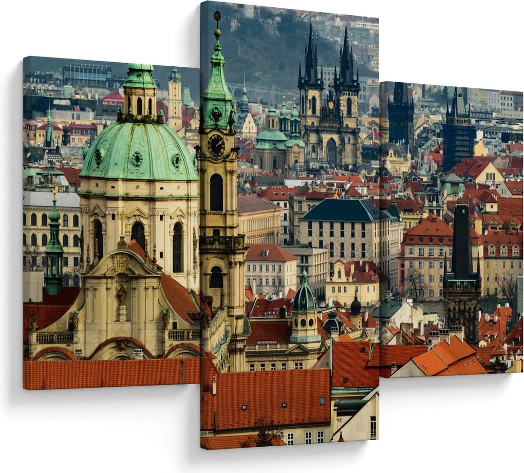 Kép - Prágai panoráma (90x60 cm)