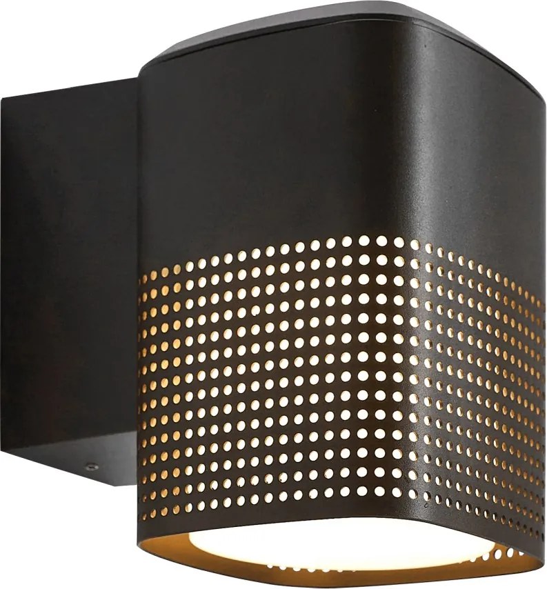 Nordlux modern kültéri fali lámpa sidara fekete nor2618421203