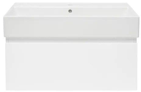 SAT B-WAY Fürdőszobaszekrény mosdóval 79x30x45 cm fehér fényes BWAY80WU2