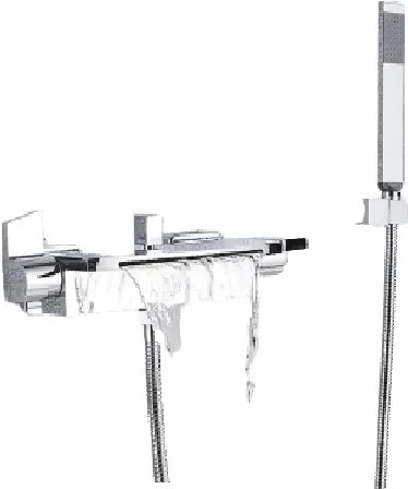 Kád csaptelep Króm vízesés -Prémium