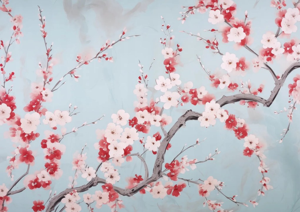 Poszter 59,4x42cm Cseresznye virágzásban