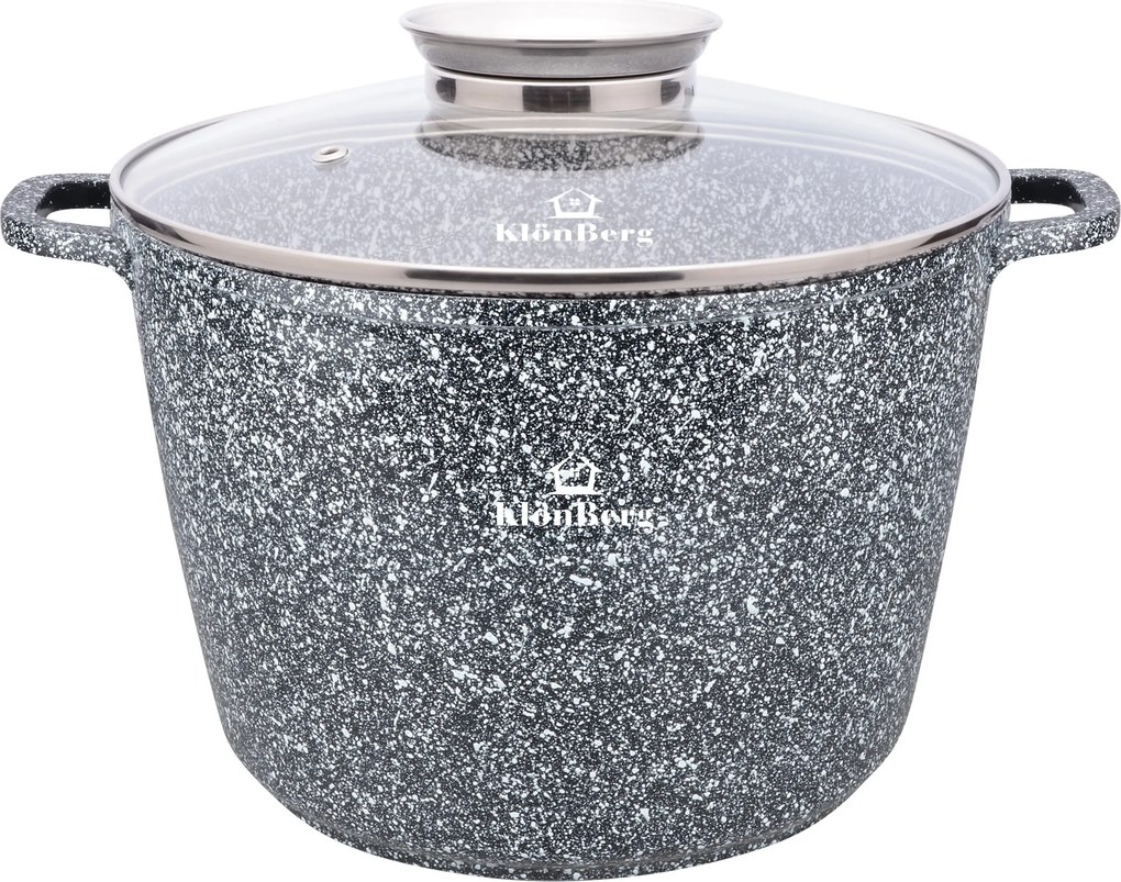 Magas Márvány Fazék Fedéllel Aroma Knob 6,2 L/ 24 CM KlönBerg