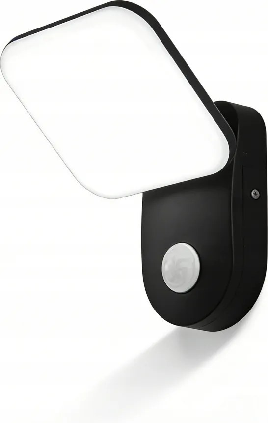 LED-es homlokzati lámpa kültéri kerti fali lámpa mozgásérzékelővel