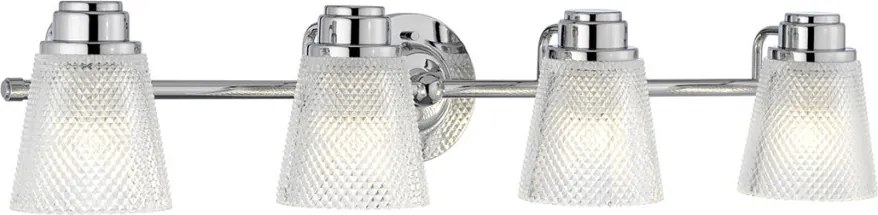 Quintiesse HUDSON QN-HUDSON4-BATH Fali lámpa 4x3,5W/G9 3000K 1280LM IP44