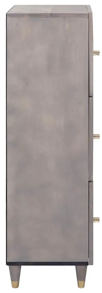 Magasfiú Szürke és Arany 40 x 33.5 x 110 cm Tömör mangófa