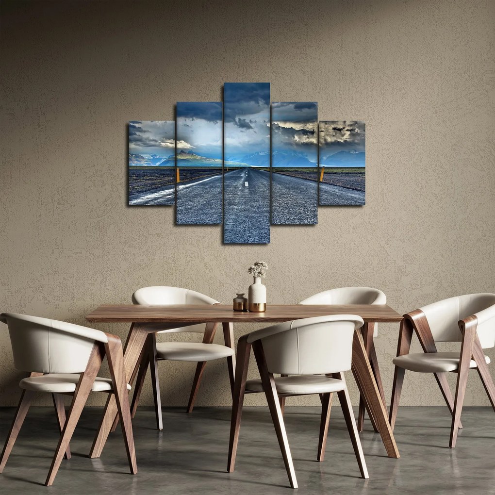 Kép egy viharról az úton (150x105 cm)
