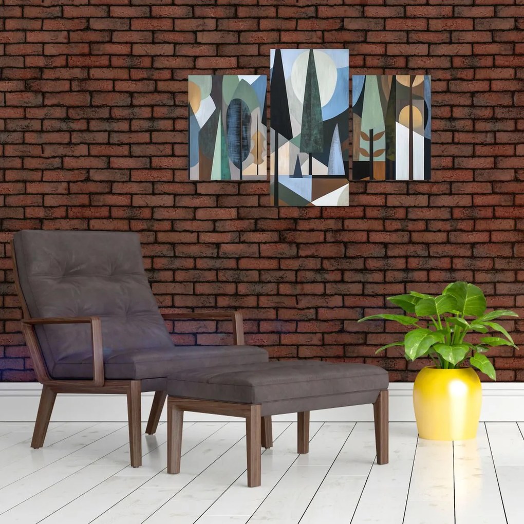 Kép - Természetes geometriai absztrakció II. (90x60 cm)