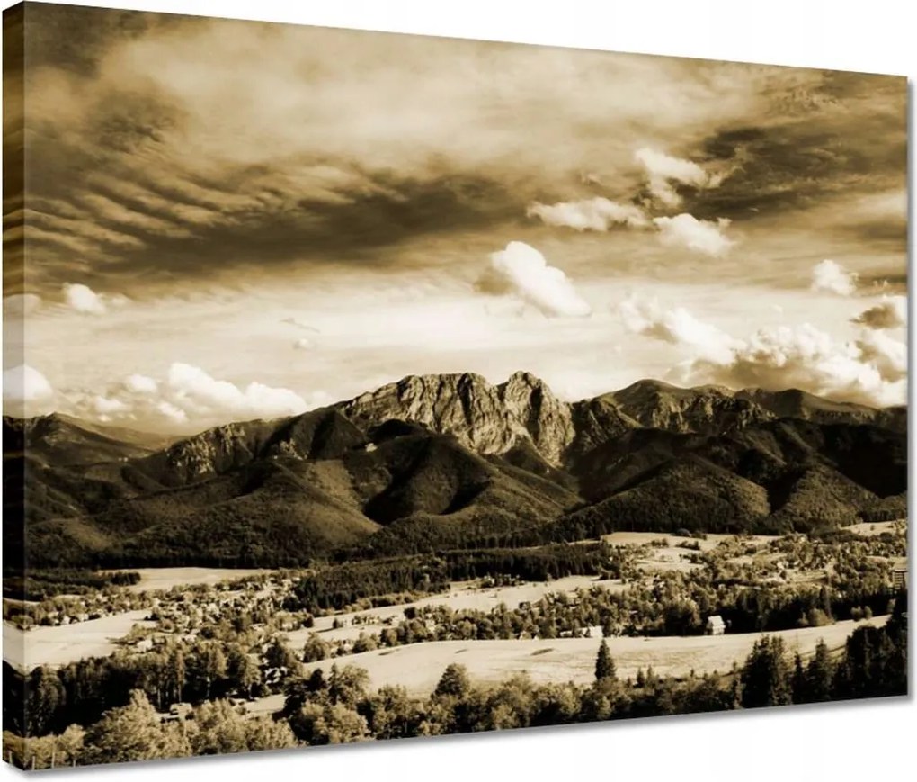 Vászonkép 40x30 Tátra Lengyel hegyek Kilátás