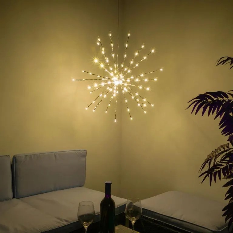 NEXOS Karácsonyi LED világítás csillag 120 LED meleg fehér