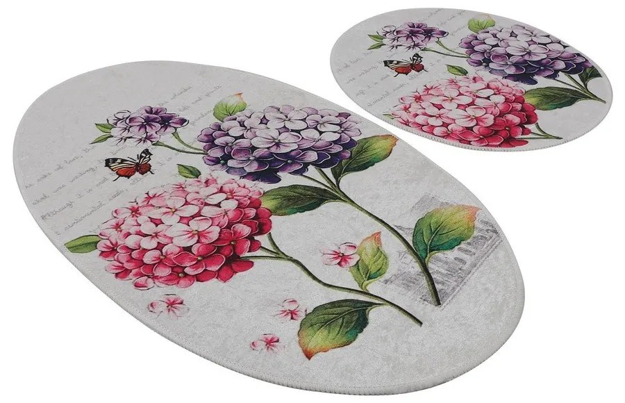Fürdőszobai kilépő szett 2 db-os 60x100 cm Ortanca – Foutastic