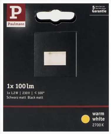 Paulmann 93094 - LED 1,2W lépcsővilágítás EDGE 230V