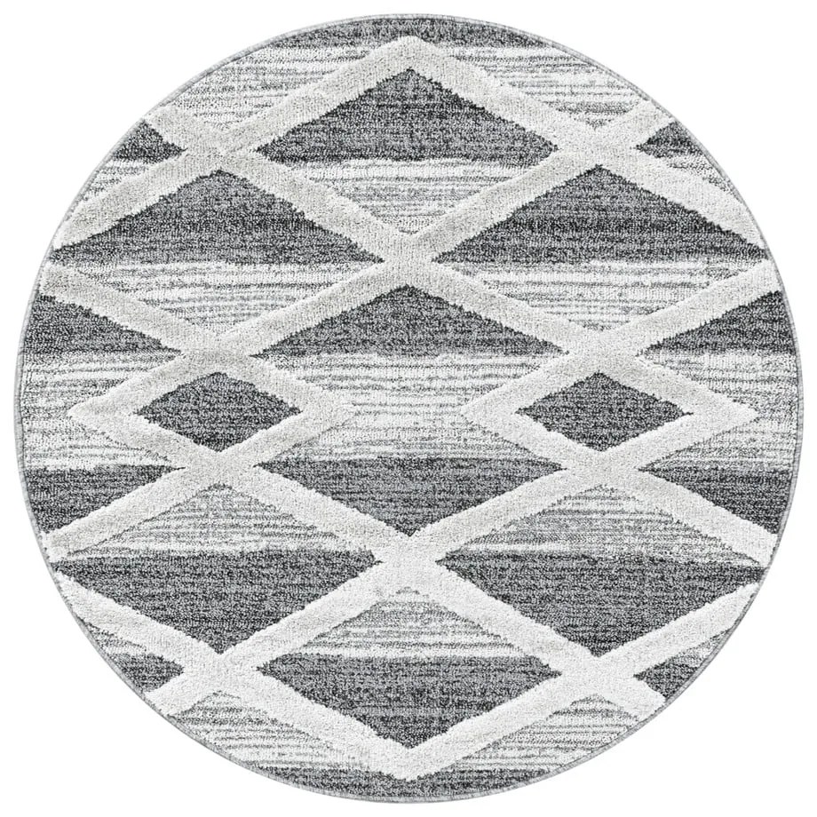 Szürke kerek szőnyeg ø 120 cm Pisa – Ayyildiz Carpets