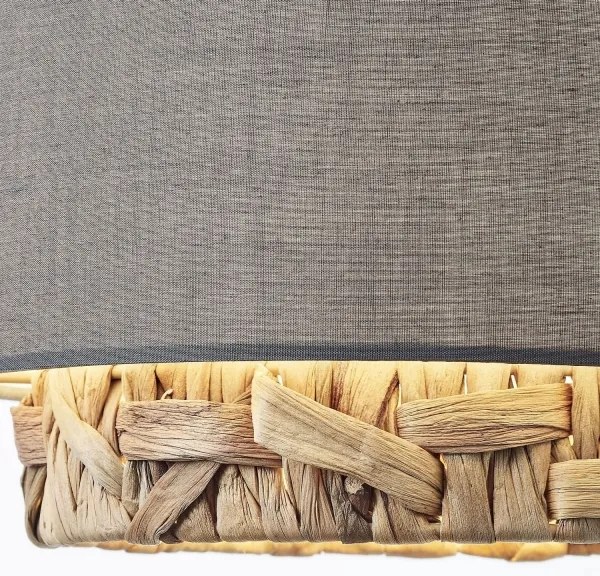 Brilliant - Csillár zsinóron WATERLILLY 3xE27/60W/230V szürke