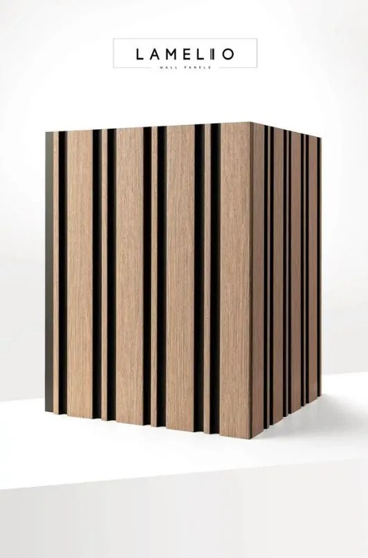 LAMELIO MILO Tölgy lamella falpanel 270 × 12,2 cm