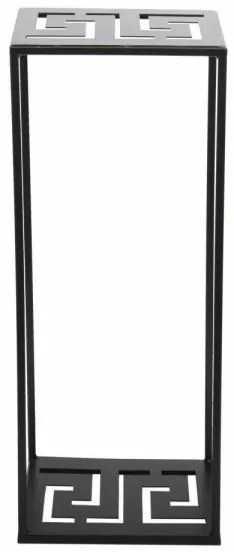 Virágállvány 60x24 cm fekete színben