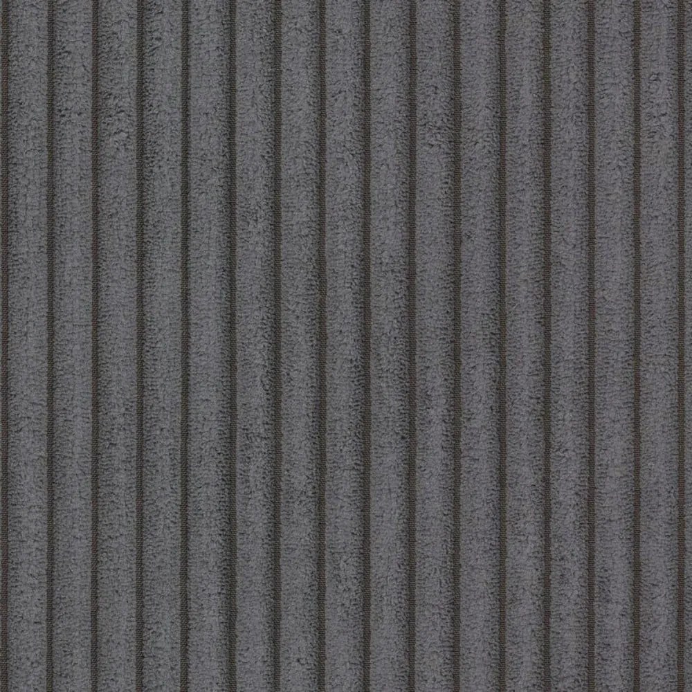 Sötétszürke kordbársony kinyitható tárolóhelyes sarokkanapé Sara – Ropez