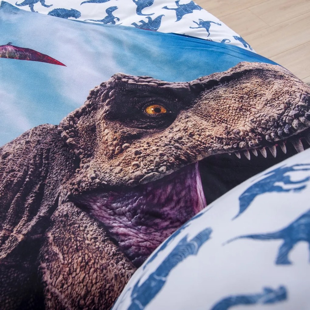 Herding Pamut ágynemű Jurassic World, 135 x 200cm, 80 x 80 cm