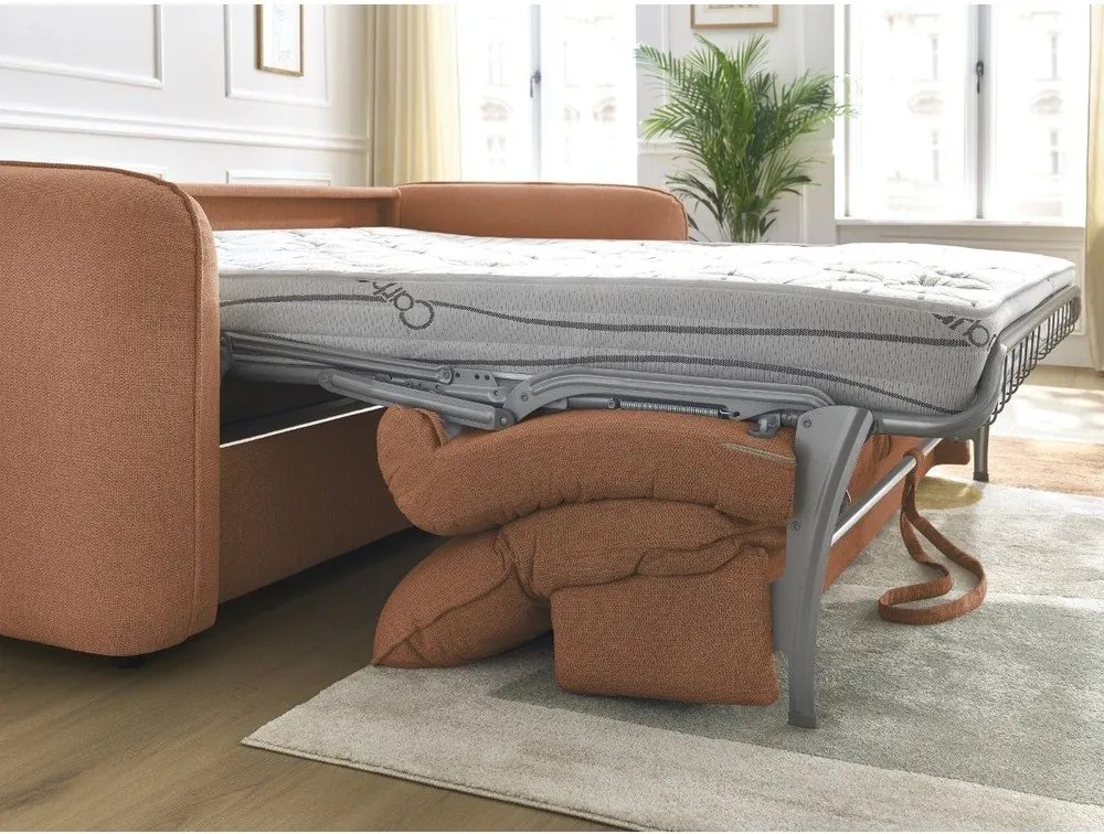 Narancssárga kanapé 236 cm Achille – Bobochic Paris