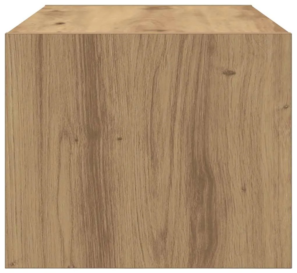 vidaXL kézműves tölgy színű szerelt fa TV-szekrény 60x31x25,5 cm