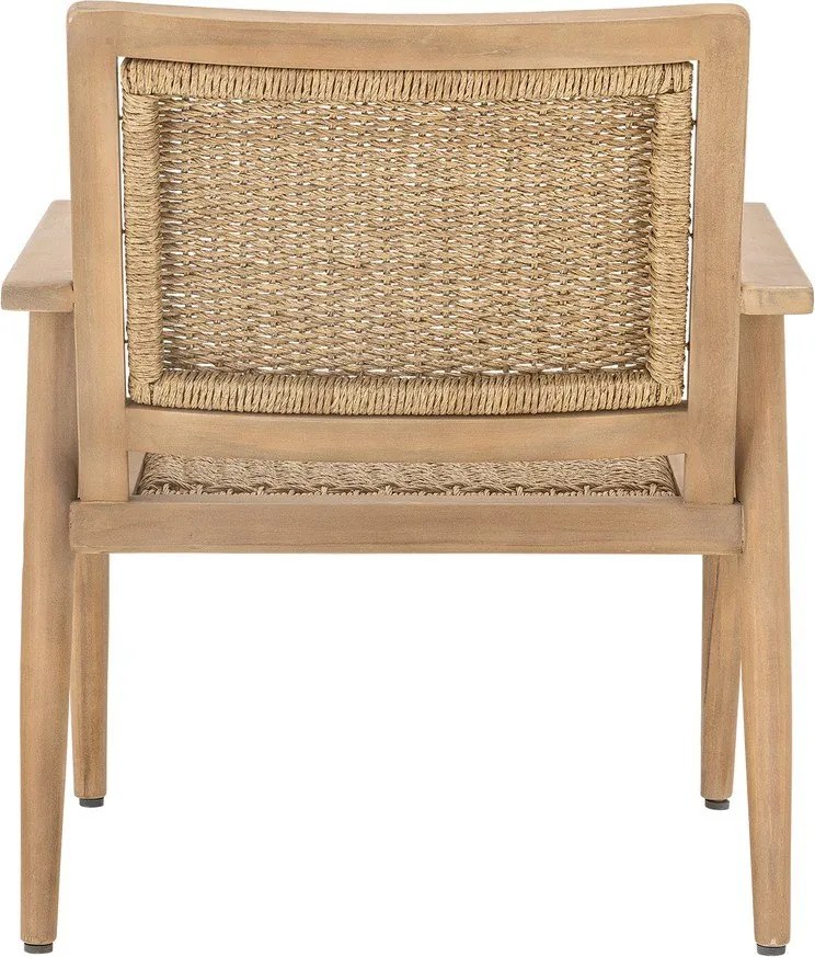 Natúr színű tömörfa kerti fotel Sorrento – Bloomingville