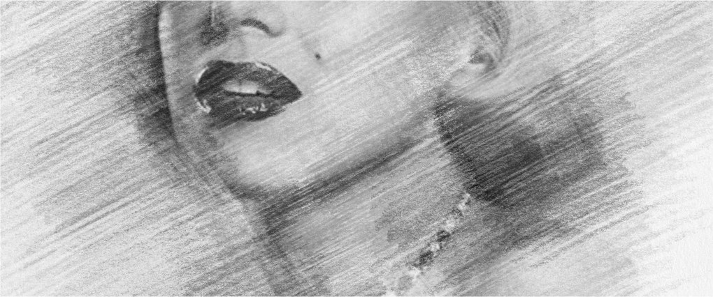 Kép - Marilyn Monroe portréja (120x50 cm)