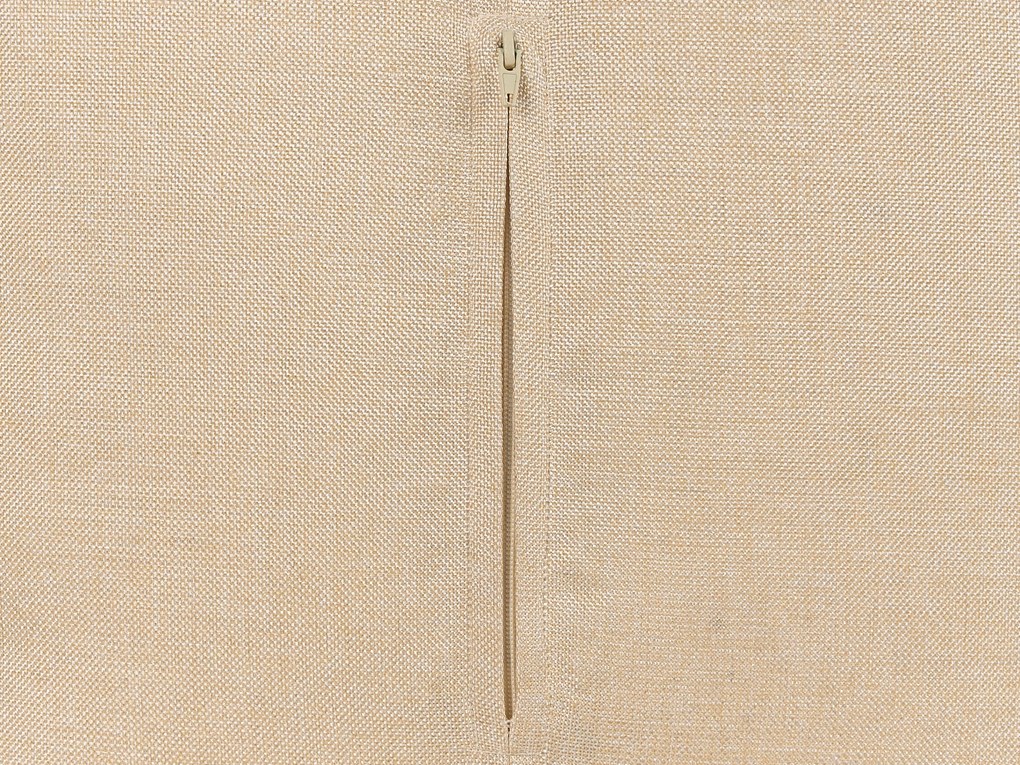 Bézs puff 50 x 30 cm MUKKI Beliani