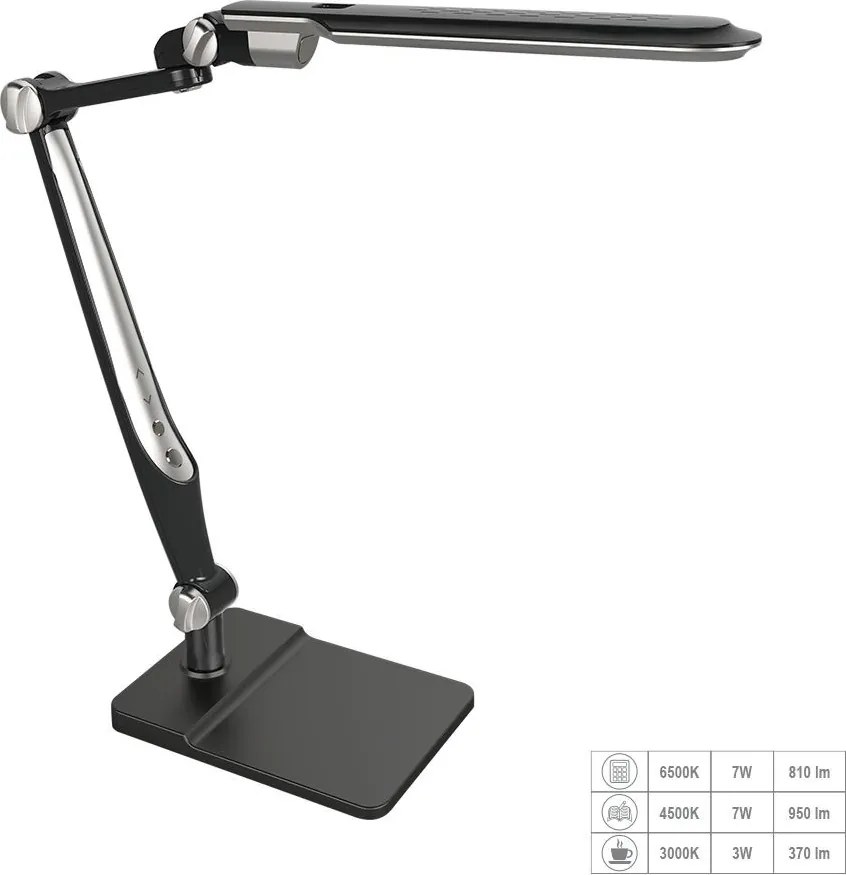 Prezent MENTOR II. 31214 Asztali lámpa 1x9W/LED 489lm IP20