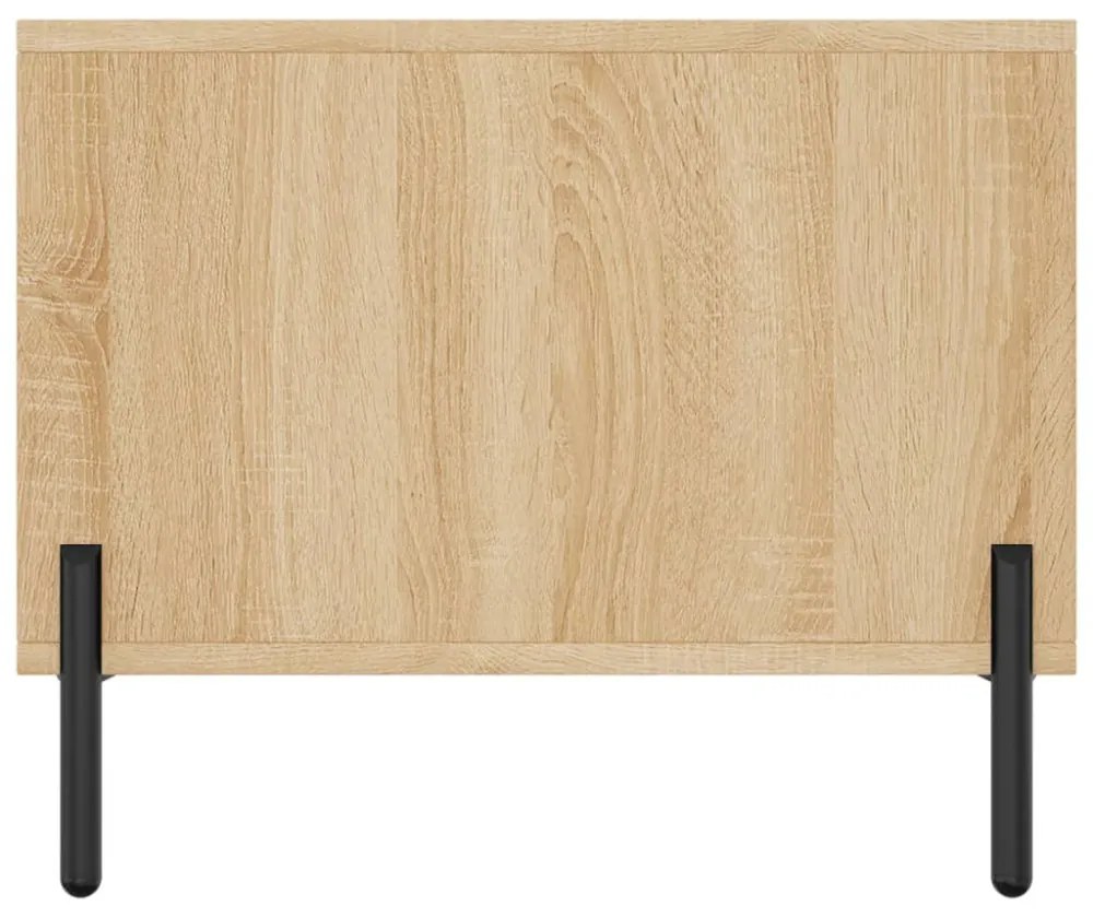 vidaXL sonoma tölgy színű szerelt fa dohányzóasztal 90 x 50 x 40 cm