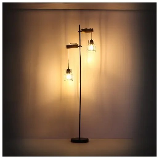 Globo 15326-2SN - Állólámpa MINA 2xE27/40W/230V