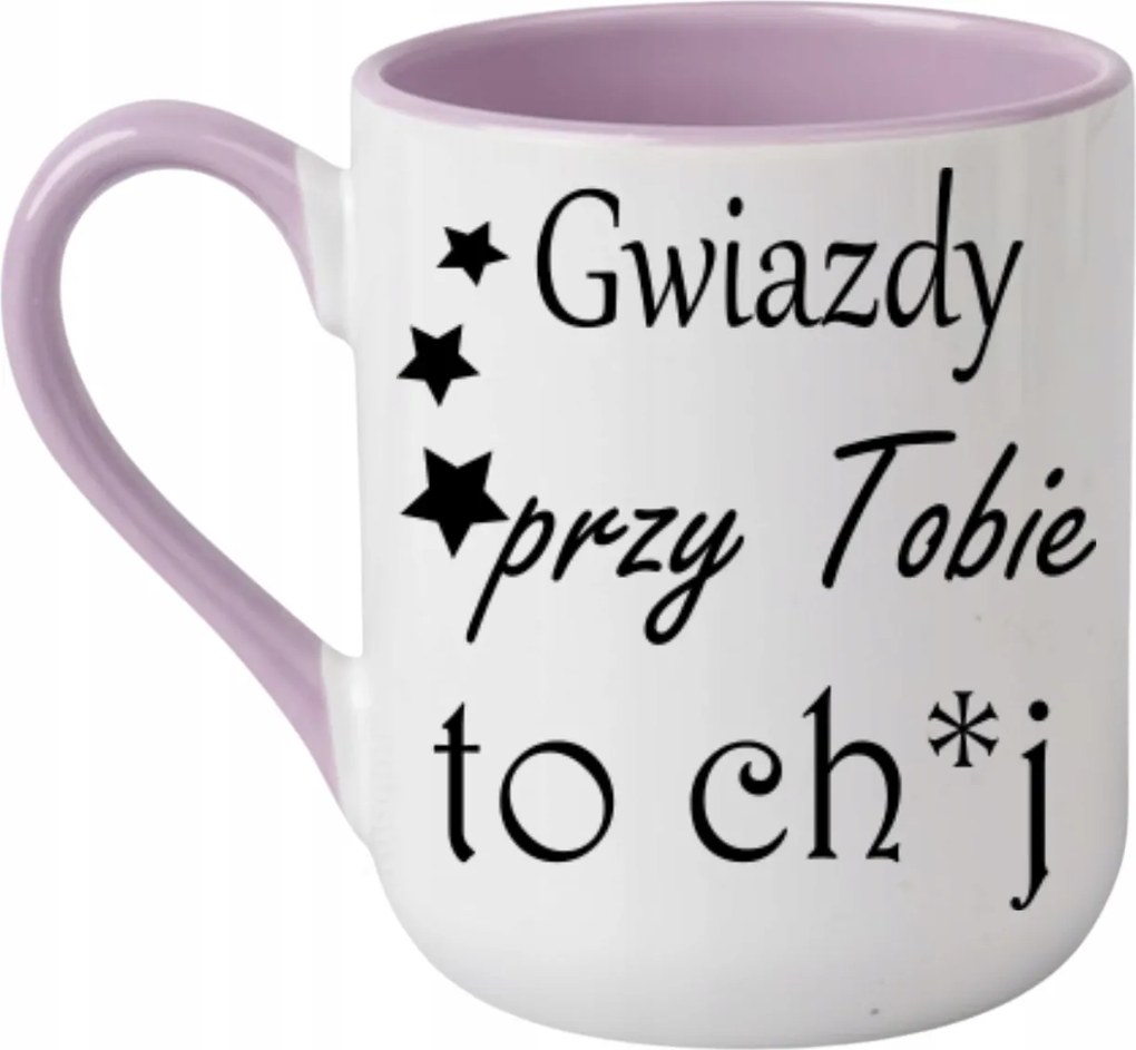 Bögre A csillagok melletted ch*j ajándék nőnapra 330 coffee lila