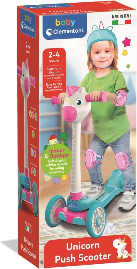 Háromkerekű Pink unikornis roller Clementoni