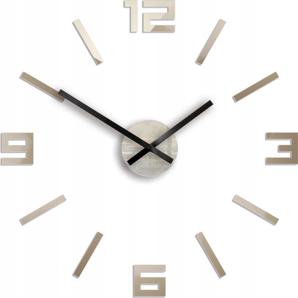 Falióra Arab Számok Fém Tortora Diy