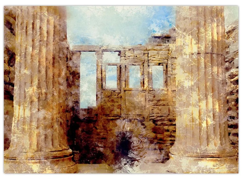 Kép - Érechthéion, Athens, görögország (70x50 cm)