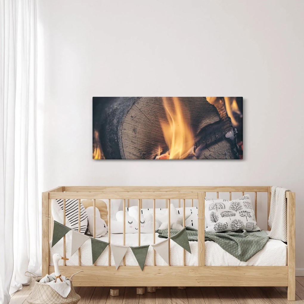 Égő fa képe (120x50 cm)