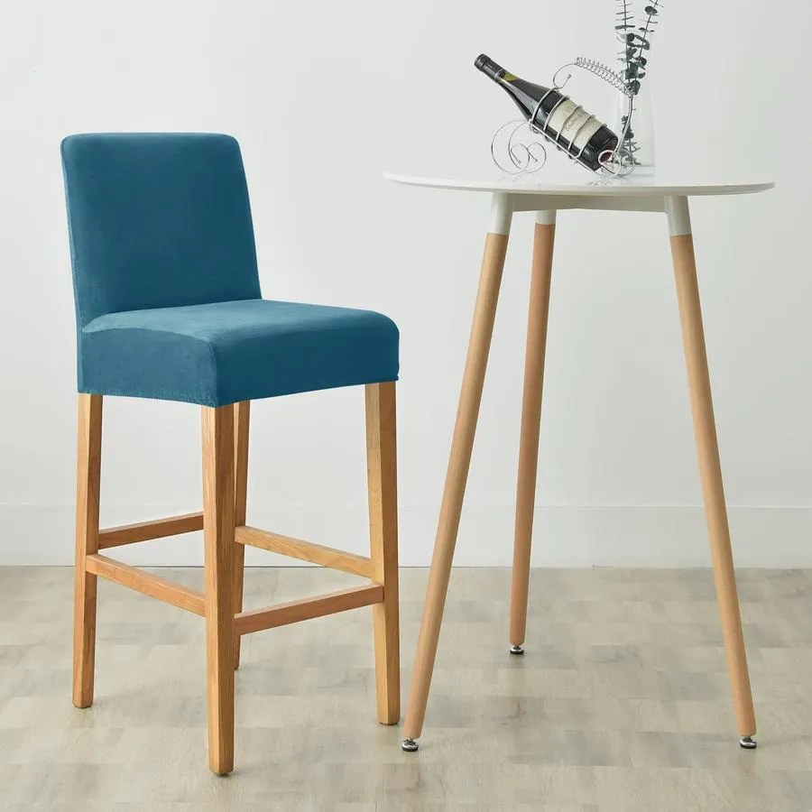 Bárszék Huzat (bársonyos, tengerkék)