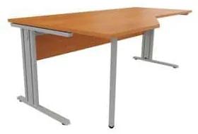 Classic line ergo irodai asztal, 200 x 110 x 75 cm, balos kivitel