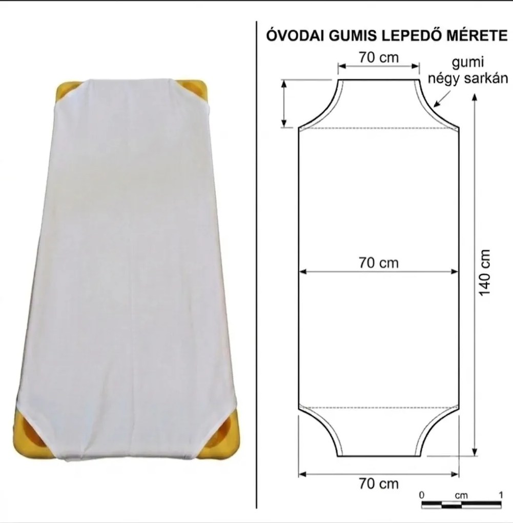 Ovis sarokgumis lepedő