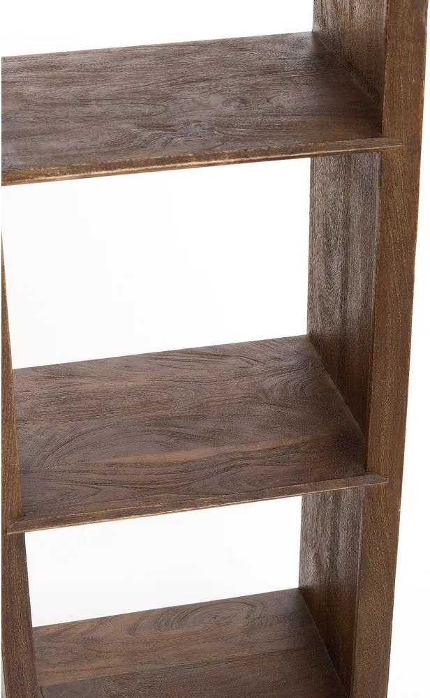 Natúr színű mangófa könyvespolc 95x190 cm Sondrio – Light &amp; Living