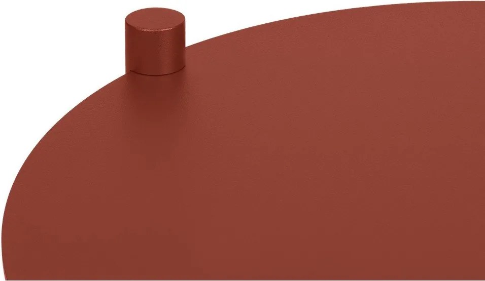 Acél kerek tárolóasztal 41x40 cm Ande – noo.ma