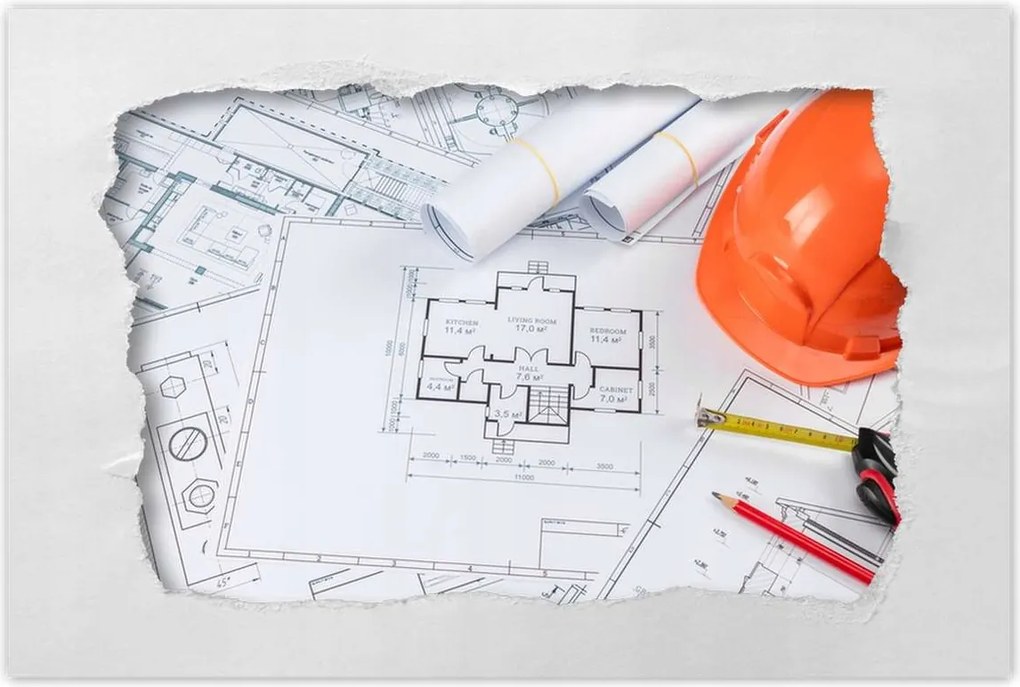 Poszterek 60x40 Építészeti rajz