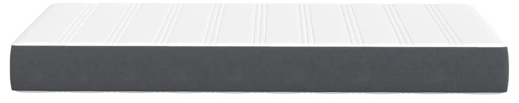 Zsebfedeles Ágytakaró Sötétszürke 90x190x20 cm